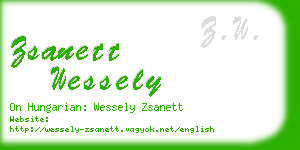 zsanett wessely business card